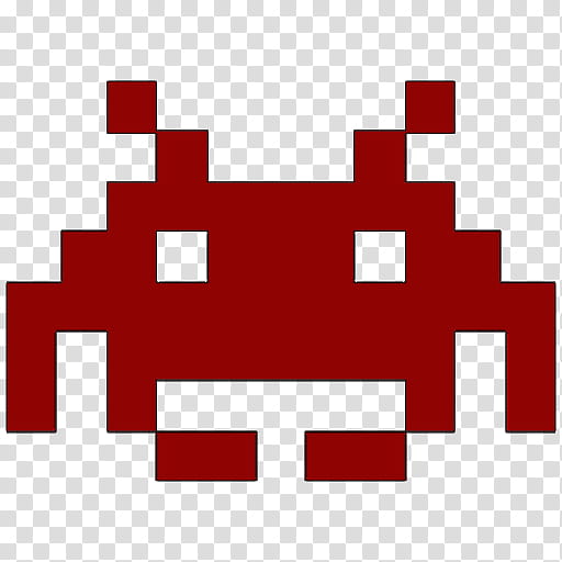 Space Invaders color version , space invader (wine) icon transparent background PNG clipart