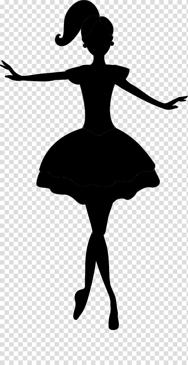 Dancer Silhouette, Ballet, Ballet Dancer, Pointe Shoe, Pirouette, Pointe  Technique, Blackandwhite, Little Black Dress transparent background PNG  clipart