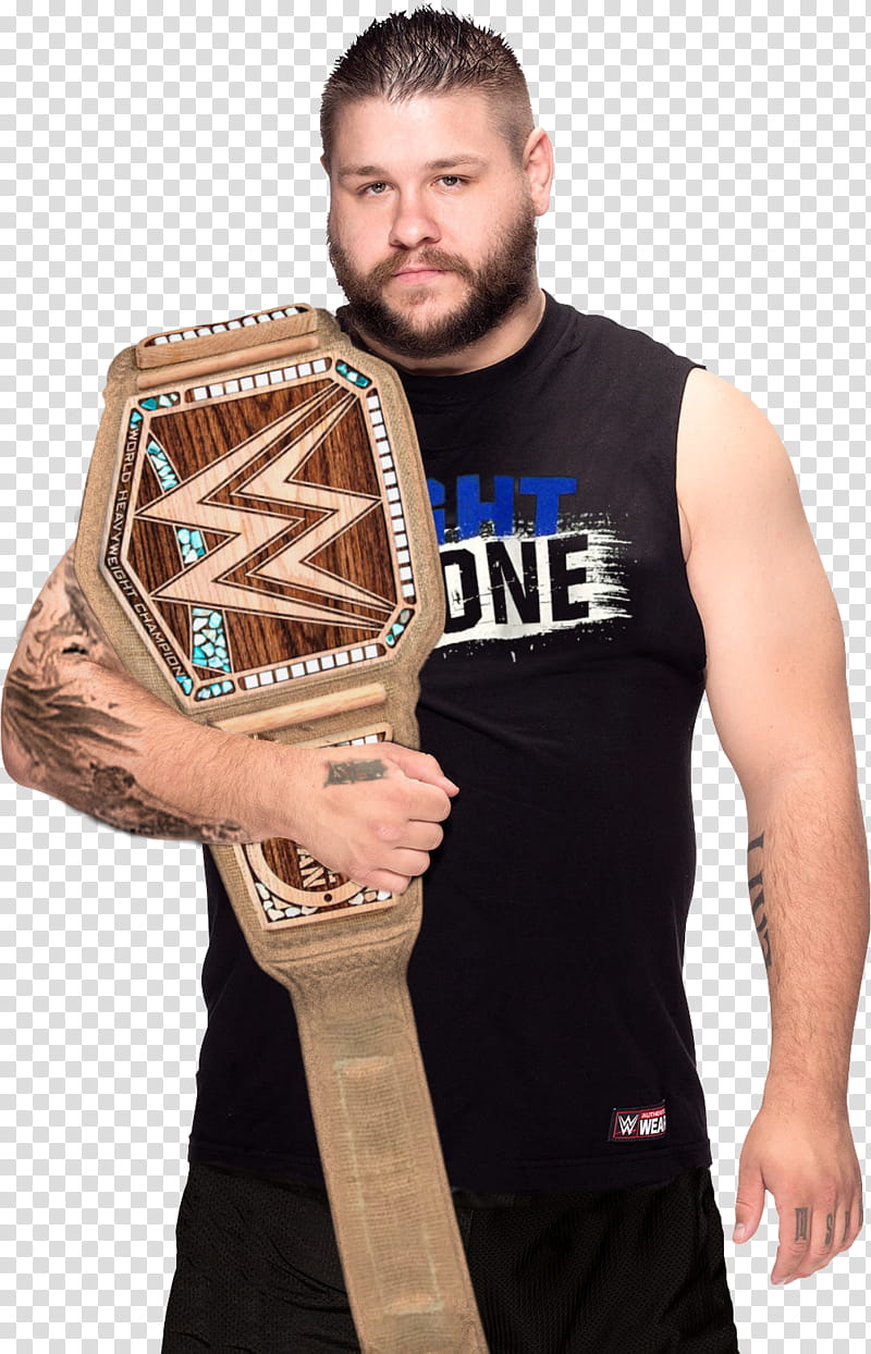 Kevin Owens Eco Friendly WWE Champion  transparent background PNG clipart