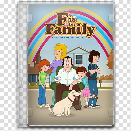 TV Show Icon , F is for Family, F is for Family movie case illustration transparent background PNG clipart