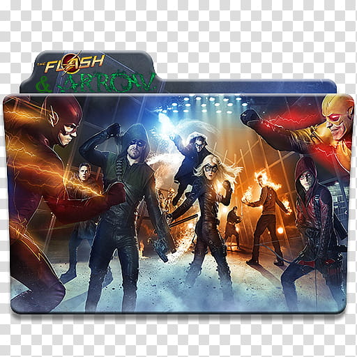 Arrow and The Flash Collection icons,  transparent background PNG clipart