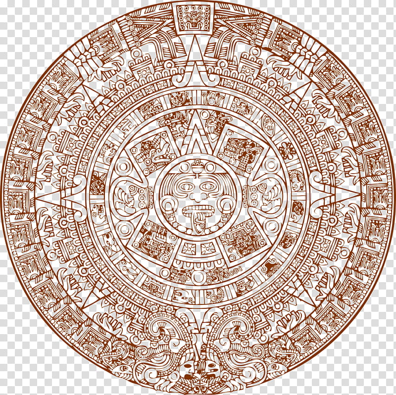 Sun, Aztec Sun Stone, Aztec Calendar, Aztecs, Spanish Conquest Of The Aztec Empire, Mesoamerica, Xiuhpohualli, Precolumbian Era transparent background PNG clipart