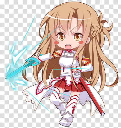 SAO Asuna transparent background PNG clipart