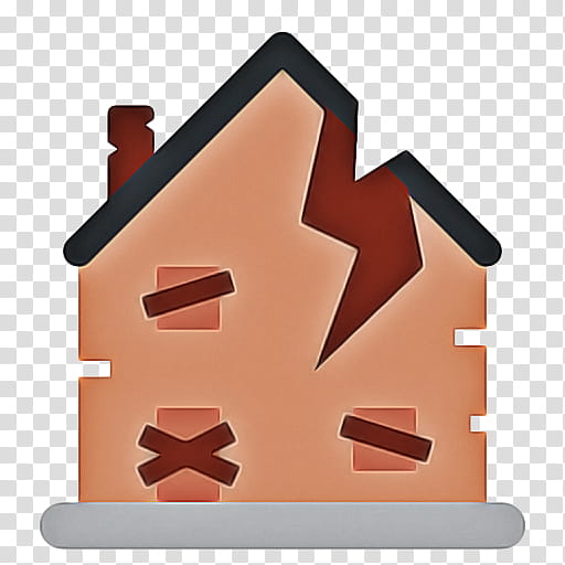 Emoji, House, Building, Crack House, Text Messaging, Unicode, Android P, Residential Area transparent background PNG clipart