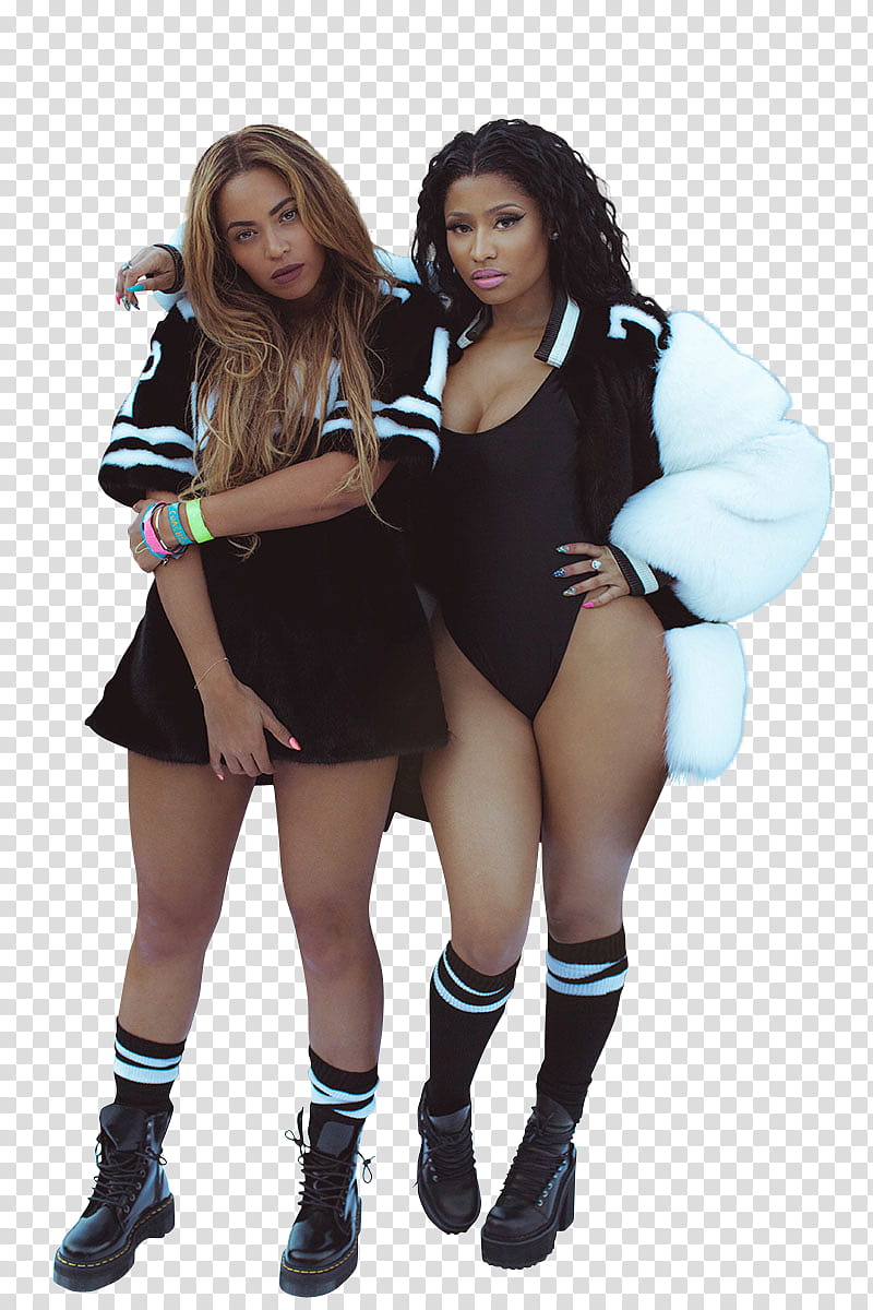 Nicki Minaj y Beyonce transparent background PNG clipart