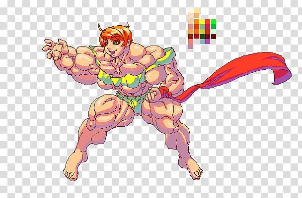 Linna Sprite Concept, Muscle man character transparent background PNG clipart