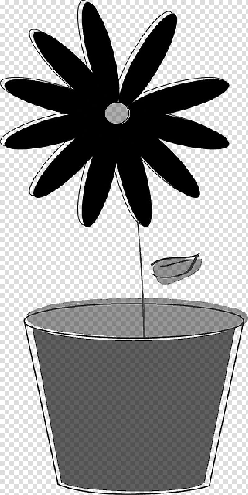 Red Flower, Architecture, Flowerpot, Blackandwhite, Plant, Petal, Sunflower, Daisy Family transparent background PNG clipart