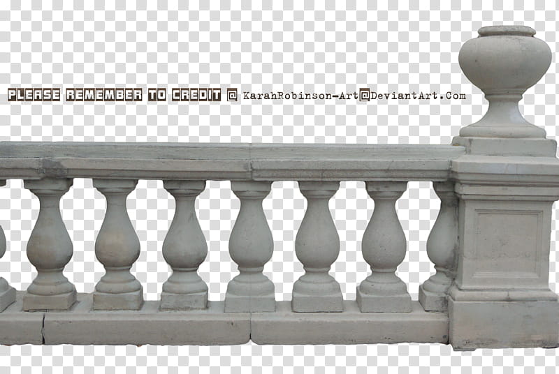 banister, grey concrete ballisters transparent background PNG clipart