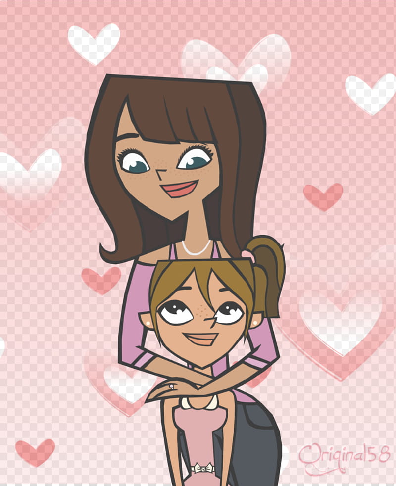 Courtney and her mom transparent background PNG clipart