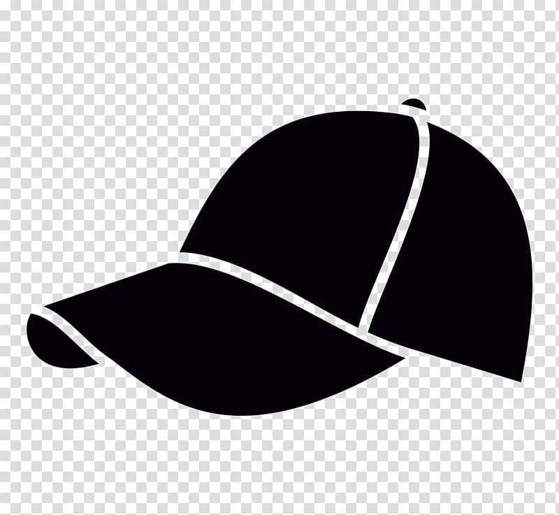 Hat, Baseball Cap, Silhouette, Trucker Hat, White Baseball Cap, Clothing, Black, Logo transparent background PNG clipart
