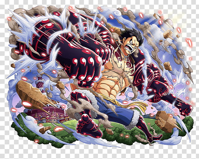 Luffy Gear 4 PNG image