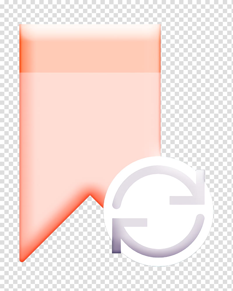 Interaction Assets icon Bookmark icon, Text, Orange, Pink, Line, Material Property, Graphic Design, Rectangle transparent background PNG clipart