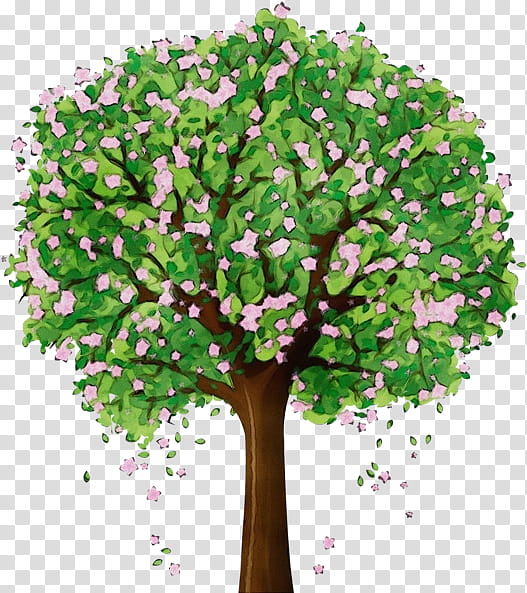 Arbor day, Watercolor, Paint, Wet Ink, Tree, Plant, Green, Woody Plant transparent background PNG clipart