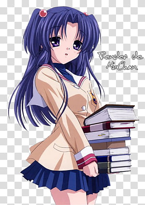 Free: Anime Clannad Mangaka HIT, Anime transparent background PNG