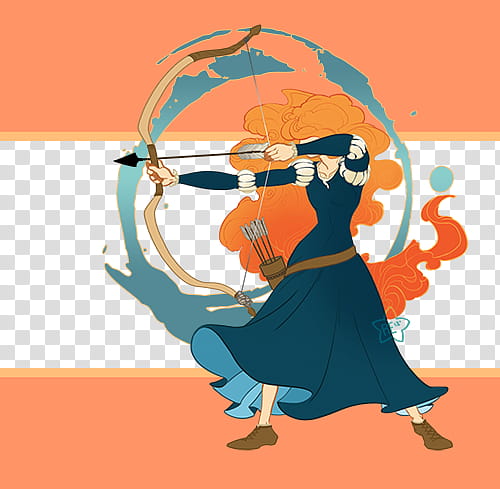 Merida Commission,  transparent background PNG clipart