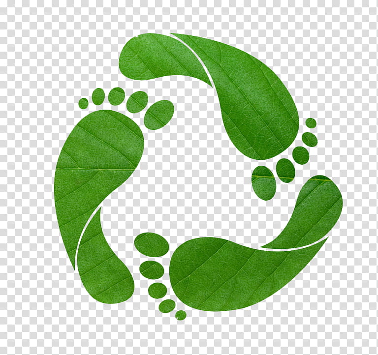 Green Leaf Logo, Carbon Footprint, Ecological Footprint, Recycling, Natural Environment, Sustainability, Environmentally Friendly, Carbon Neutrality transparent background PNG clipart