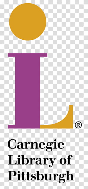 Library, Carnegie Library Of Pittsburgh, Logo, Angle, Text, Yellow, Purple, Line transparent background PNG clipart thumbnail