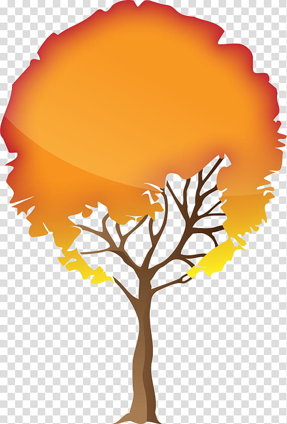 Facebook Plant, Tree, Marriage, Shade Tree, Logo, Orange, Yellow, Woody Plant transparent background PNG clipart