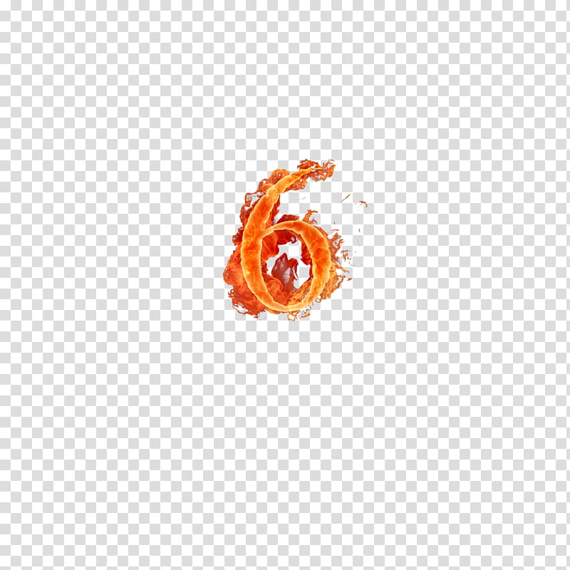 fiery number  illustration transparent background PNG clipart