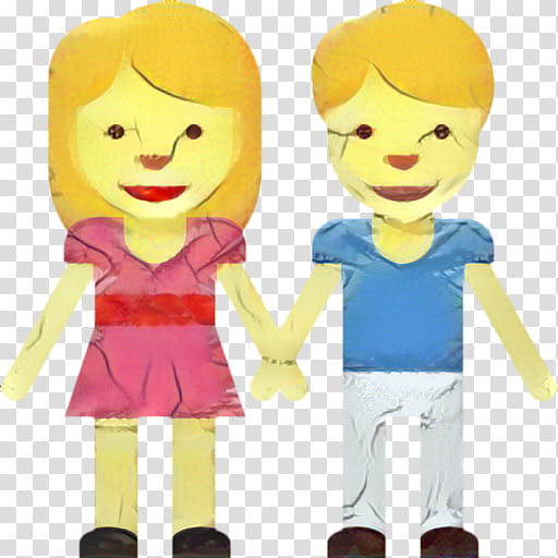 Boy Emoji, Holding Hands, Emoticon, Friendship, Woman, Girl, Smiley, Mobile Phones transparent background PNG clipart