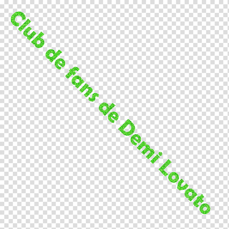 Texto Club de Fans Demi Lovato transparent background PNG clipart