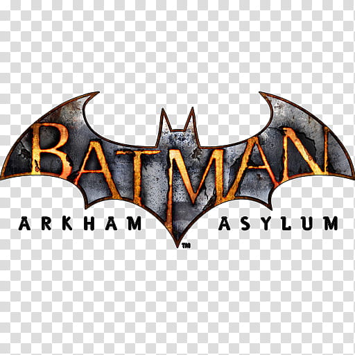 Batman Arkham Asylum and City icon, Batman Arkham Asylum, Batman Arkham Asylum logo transparent background PNG clipart