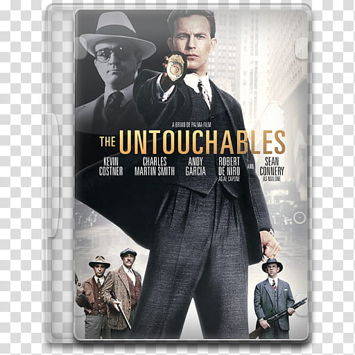 Movie Icon Mega , The Untouchables, The Untouchables movie case illustration transparent background PNG clipart