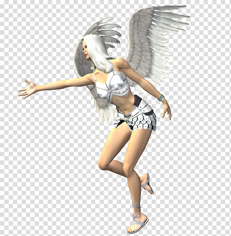 winter queen set , female angel opening her arms transparent background PNG clipart
