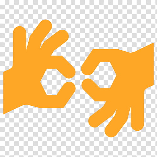Language Icon, Sign Language, Language Interpretation, Computer, Yellow, Hand, Gesture, Finger transparent background PNG clipart