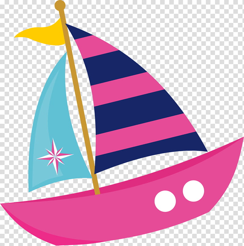 Cartoon Party Hat, Sailboat, Lent Easter , Seamanship, Watercraft, Pink, Sailor, Leaf transparent background PNG clipart