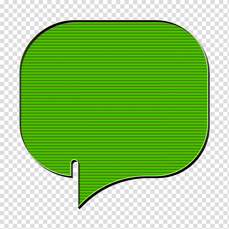 Dialogue Assets icon Comment icon Chat icon, Green, Line, Leaf, Plant, Logo, Square transparent background PNG clipart
