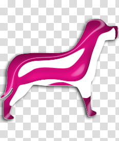 Likes , pink and white dog transparent background PNG clipart