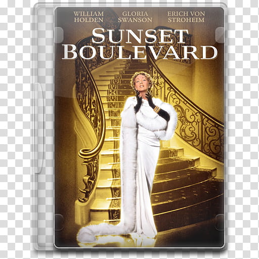 Movie Icon Mega , Sunset Boulevard, Sunset Boulevard movie case transparent background PNG clipart