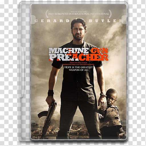 Movie Icon , Machine Gun Preacher, Machine Gun Preacher DVDcase transparent background PNG clipart