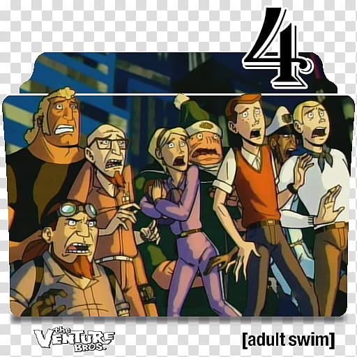 The Venture series and season folder icons, The Venture Bros. S ( transparent background PNG clipart