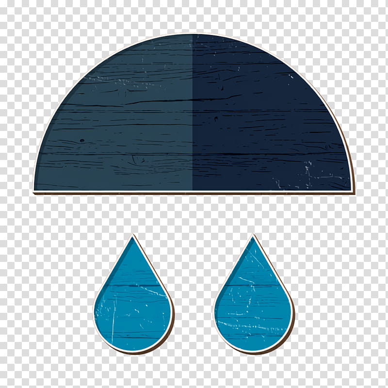 Circle Icon, Rain Icon, Rainfall Icon, Rainy Icon, Blue, Triangle, Turquoise, Aqua transparent background PNG clipart