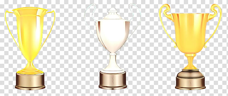 Trophy, Yellow, Award, Glass, Metal transparent background PNG clipart