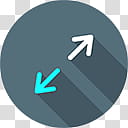 Flatjoy Circle Icons, Resize, arrows art transparent background PNG clipart
