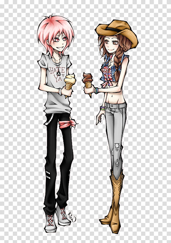 Ace and Eve hang out transparent background PNG clipart
