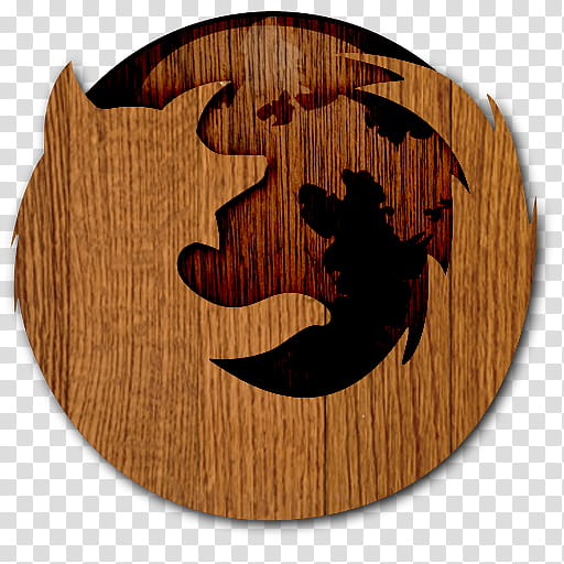 Now Wooden, brown Mozilla Firefox logo transparent background PNG clipart