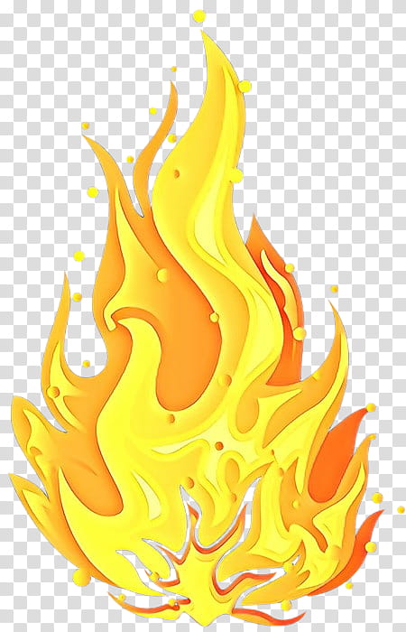 flame fire yellow, Cartoon transparent background PNG clipart
