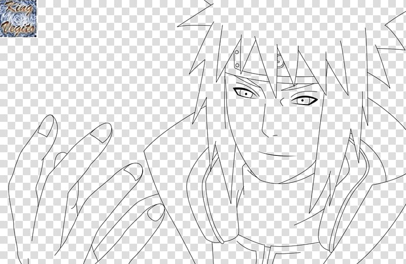 th Hokage Lineart, Minato illustration transparent background PNG clipart