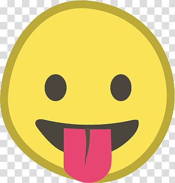Emoji Face, tongue-out emoji transparent background PNG clipart