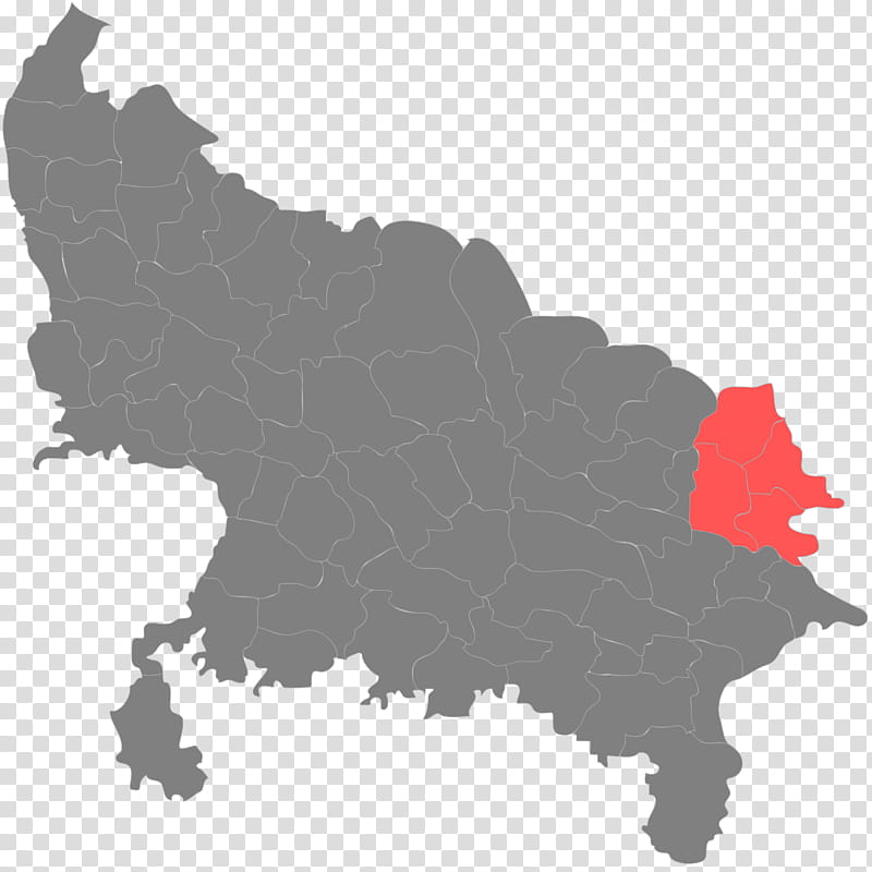 India Map, Bareilly Division, Muzaffarnagar District, Barabanki District, Banda, Sonbhadra District, Sultanpur District, Ambedkar Nagar District transparent background PNG clipart