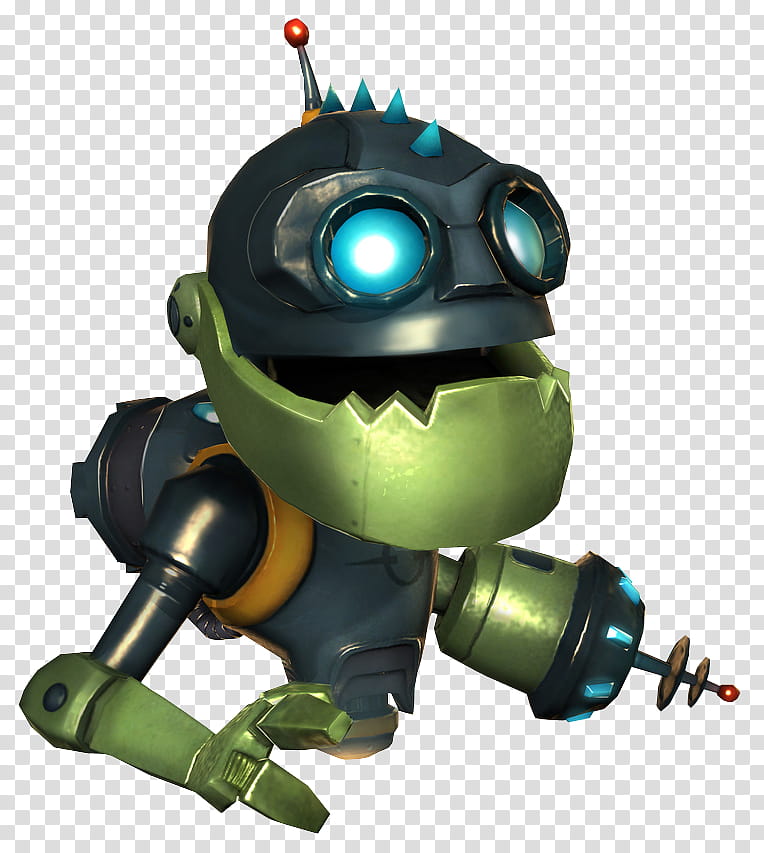 Robot, Ratchet Clank Into The Nexus, Ratchet Clank Full Frontal Assault, Ratchet Clank, Mr Zurkon, Secret Agent Clank, Spyro Year Of The Dragon, Video Games transparent background PNG clipart