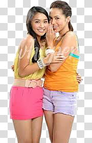 Kathryn Bernardo and Julia Montes transparent background PNG clipart