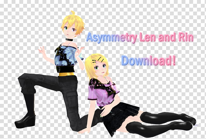 Asymmetry Twins, !, two female characters transparent background PNG clipart