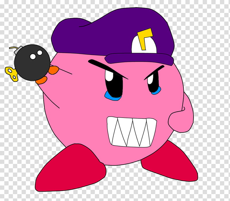 Waluigi Kirby transparent background PNG clipart