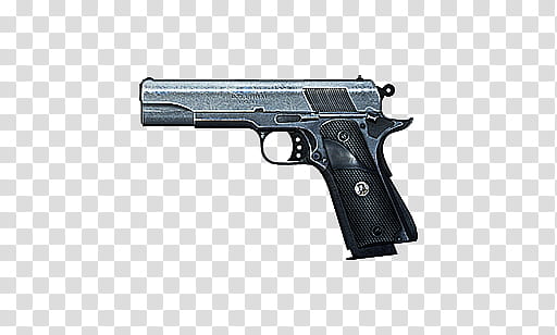 Battlefield  Weapons Render, black semi automatic pistol transparent background PNG clipart