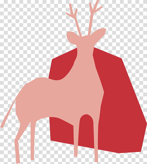 Christmas Reindeer Drawing, Elk, Antler, Silhouette, Mule Deer, Cartoon, Horn, Painting transparent background PNG clipart